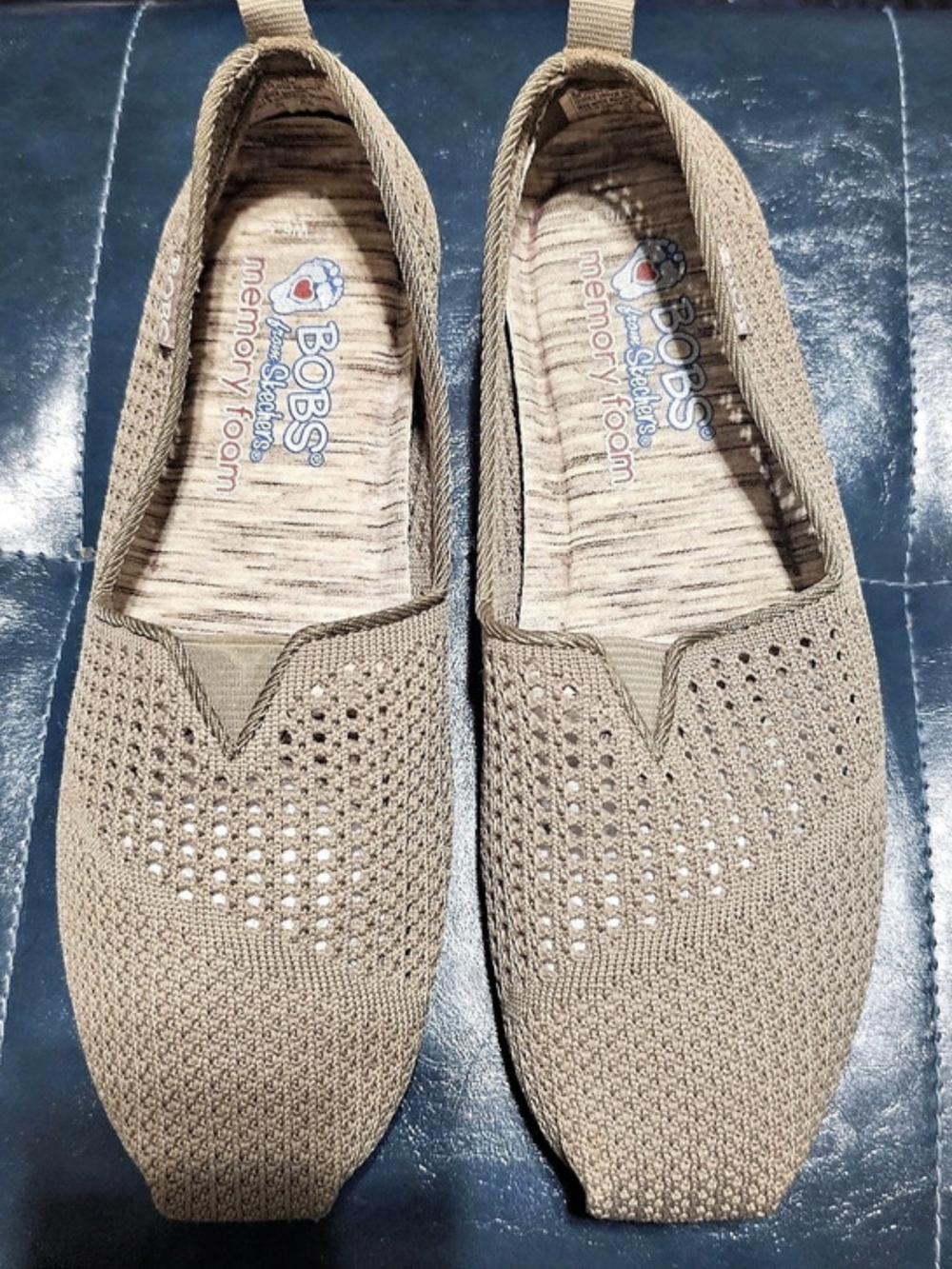 Skechers BOBS from Skechers Memory Foam Slip-On Flat BOBS Memory Foam Slip-On - Picture 2 of 6